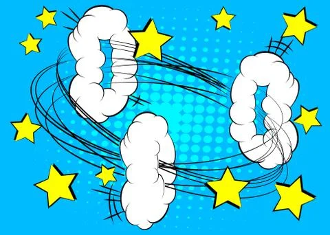 Cartoon design colored background. Comic book backdrop illustration. Vector c 스톡 일러스트
