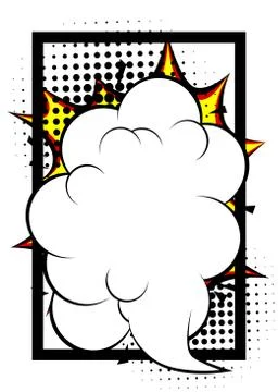 Cartoon design colored background. Comic book backdrop illustration. Vector c Stock Illustration