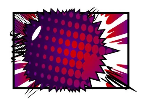 Cartoon design colored background. Comic book backdrop illustration. Vector c Stock Illustration