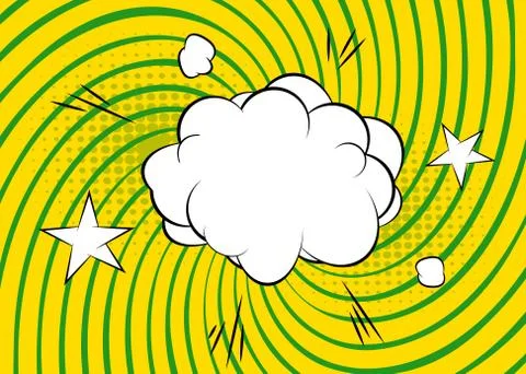 Cartoon design colored background. Comic book backdrop illustration. Vector c Illustrazione stock