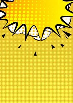 Cartoon design colored background. Comic book backdrop illustration. Vector c Stockillustratie
