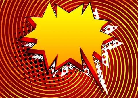 Cartoon design colored background. Comic book backdrop illustration. Vector c イラスト素材
