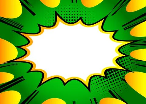 Cartoon design colored background. Comic book backdrop illustration. Pop art  Stock Illustration