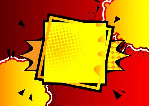 Cartoon design colored background. Comic book illustration. Vector comics bac Stock Illustration