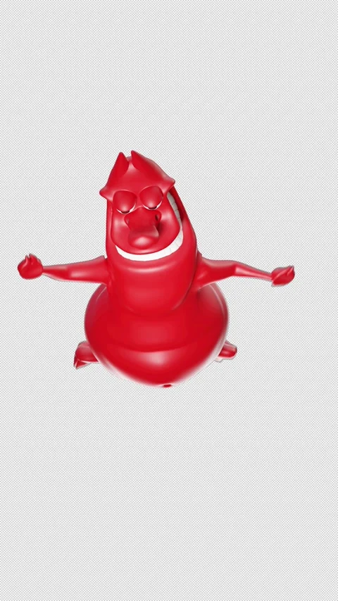 Cartoon Devil Flying Towards Camera Falling Loop Stock-Footage 346205590