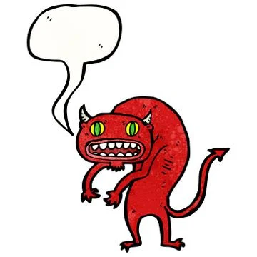 Cartoon devil Stock Illustration