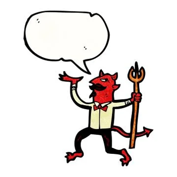 Cartoon devil Stock Illustration