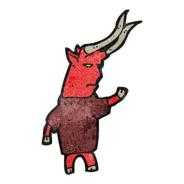 Cartoon devil Stock Illustration