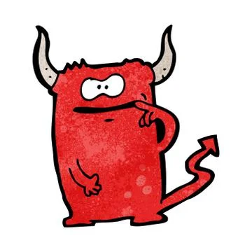 Cartoon devil Stock Illustration