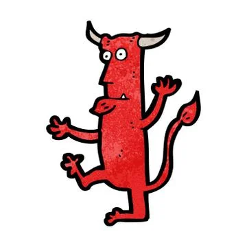 Cartoon devil Stockillustratie