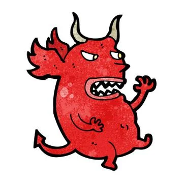 Cartoon devil Stock Illustration
