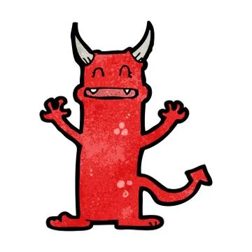 Cartoon devil Stock Illustration