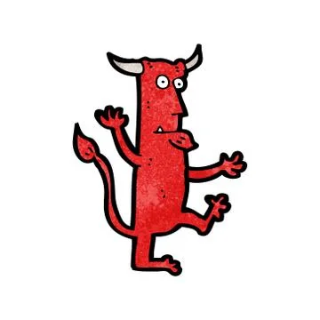 Cartoon devil Stock Illustration