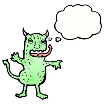 Cartoon devil Stock Illustration