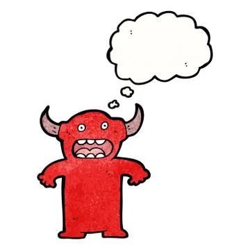 Cartoon devil Illustrazione stock