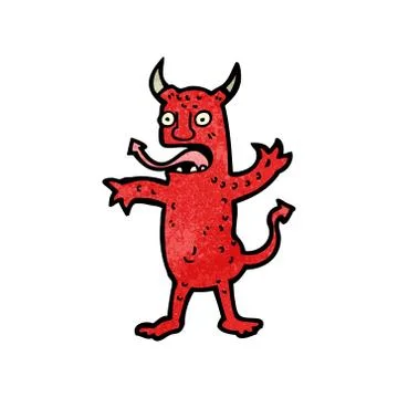 Cartoon devil 스톡 일러스트