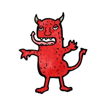 Cartoon devil Stock Illustration
