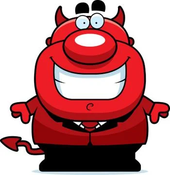 Cartoon devil Stock Illustration
