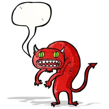 Cartoon devil イラスト素材