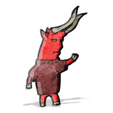 Cartoon devil Stock Illustration