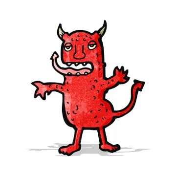 Cartoon devil イラスト素材