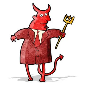 Cartoon devil Stock Illustration