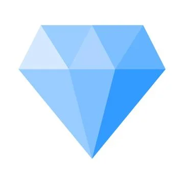 Cartoon diamond stone Illustrazione stock