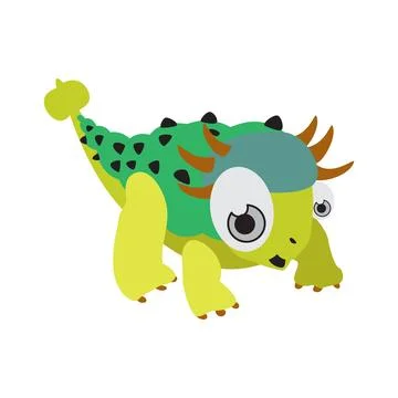 Cartoon dinosaur Stock Illustration