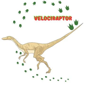 Cartoon dinosaur vector illustration Illustrazione stock