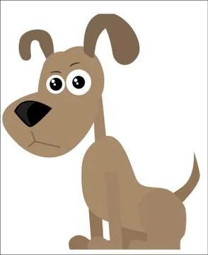 Cartoon dog Stock Illustration
