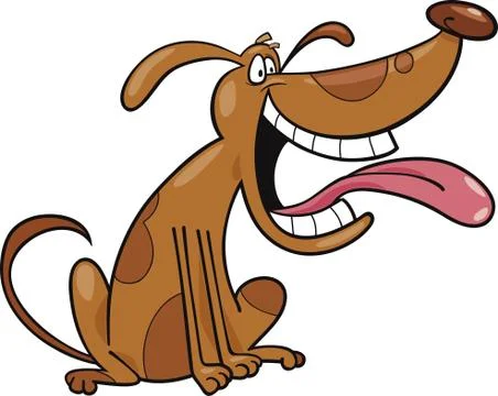Cartoon dog Illustrazione stock