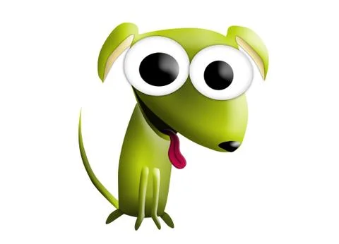 Cartoon dog Stock Illustration