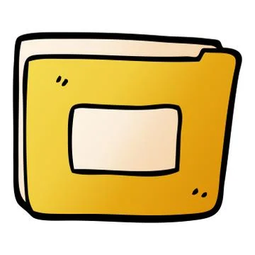 Cartoon doodle business documents 스톡 일러스트