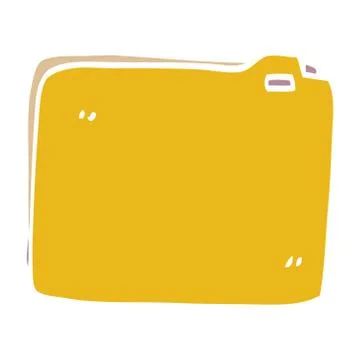 Cartoon doodle business documents 스톡 일러스트