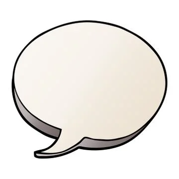 Cartoon doodle expression bubble Stock Illustration