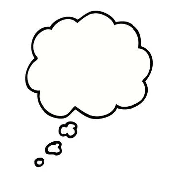 Cartoon doodle expression bubble Stock Illustration
