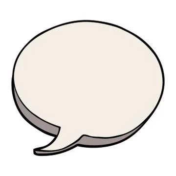 Cartoon doodle expression bubble Illustrazione stock