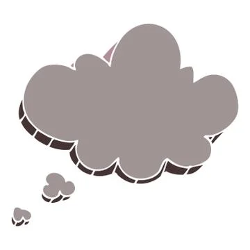 Cartoon doodle expression bubble Stock Illustration