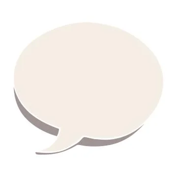 Cartoon doodle expression bubble Stock Illustration