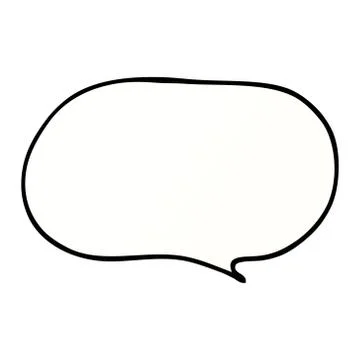 Cartoon doodle expression bubble Illustrazione stock