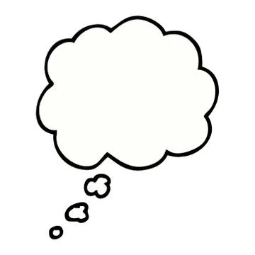 Cartoon doodle expression bubble Illustrazione stock