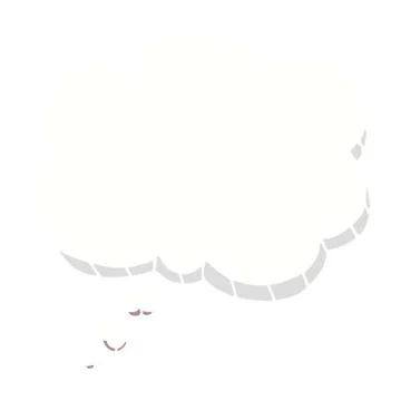Cartoon doodle expression bubble Stock Illustration