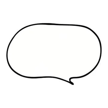 Cartoon doodle expression bubble Stock Illustration