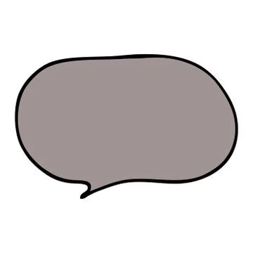 Cartoon doodle expression bubble Stock Illustration