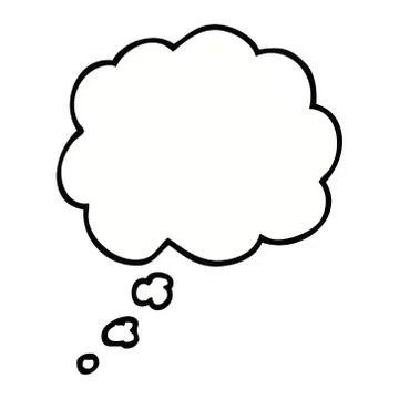 Cartoon doodle expression bubble Illustrazione stock