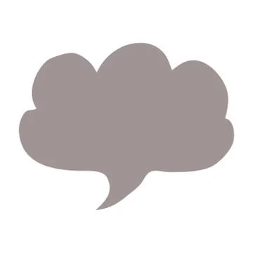 Cartoon doodle expression bubble Stock Illustration