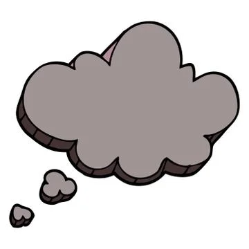 Cartoon doodle expression bubble Stock Illustration