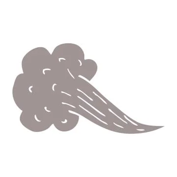 Cartoon doodle expression bubble Stock Illustration
