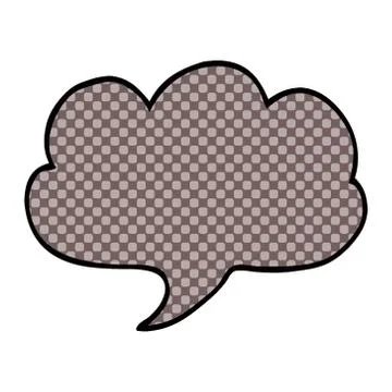 Cartoon doodle expression bubble Stock Illustration