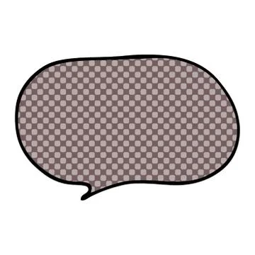 Cartoon doodle expression bubble Illustrazione stock